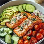 Mediterranean Salmon Bowl