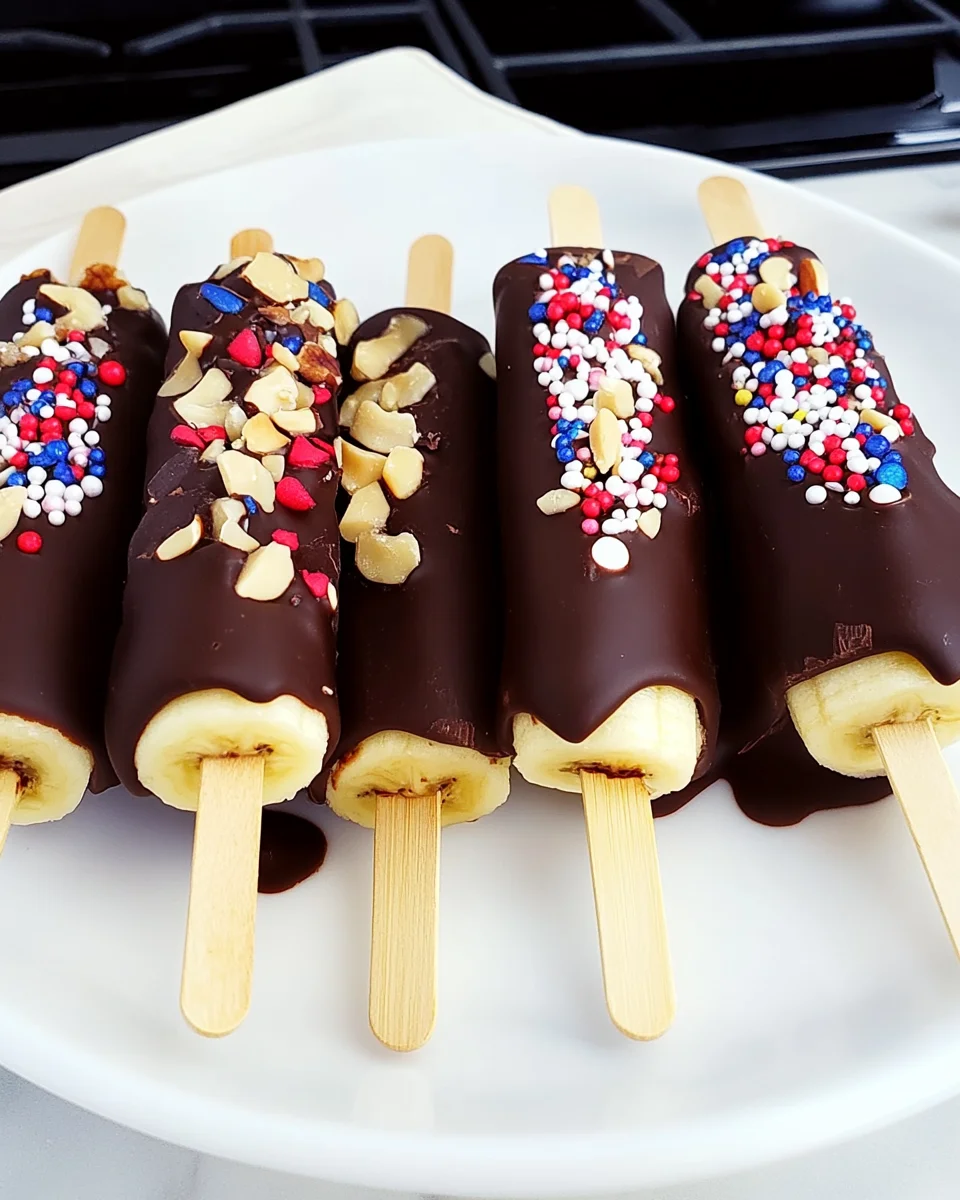 Frozen Chocolate-Covered Bananas: A Delicious Treat!