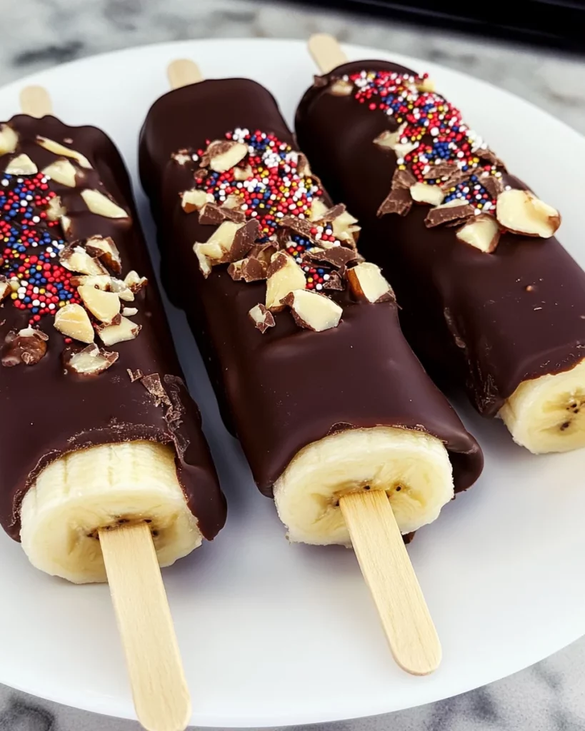 Frozen Chocolate-Covered Bananas
