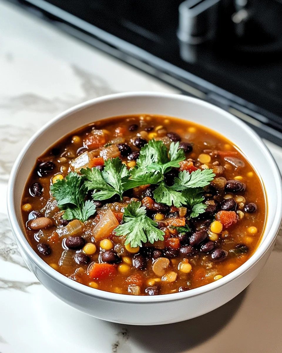 Black Bean and Lentil Soup: Discover a Delicious Recipe!