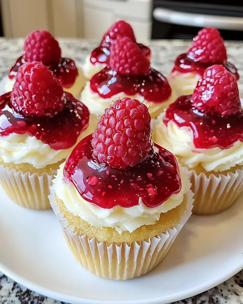 Raspberry Cheesecake Cupcakes