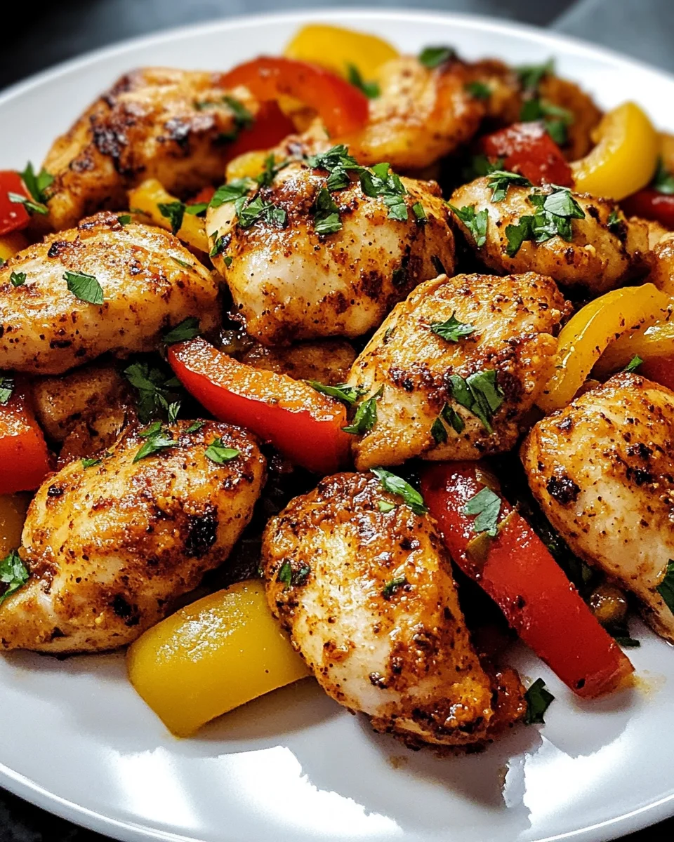 Cajun Chicken with Bell Peppers: Easy Flavorful Delight!