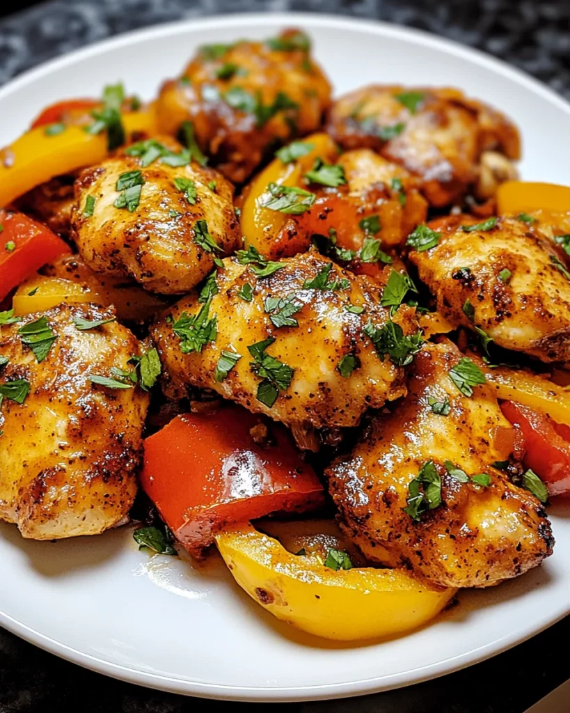 Cajun Chicken with Bell Peppers