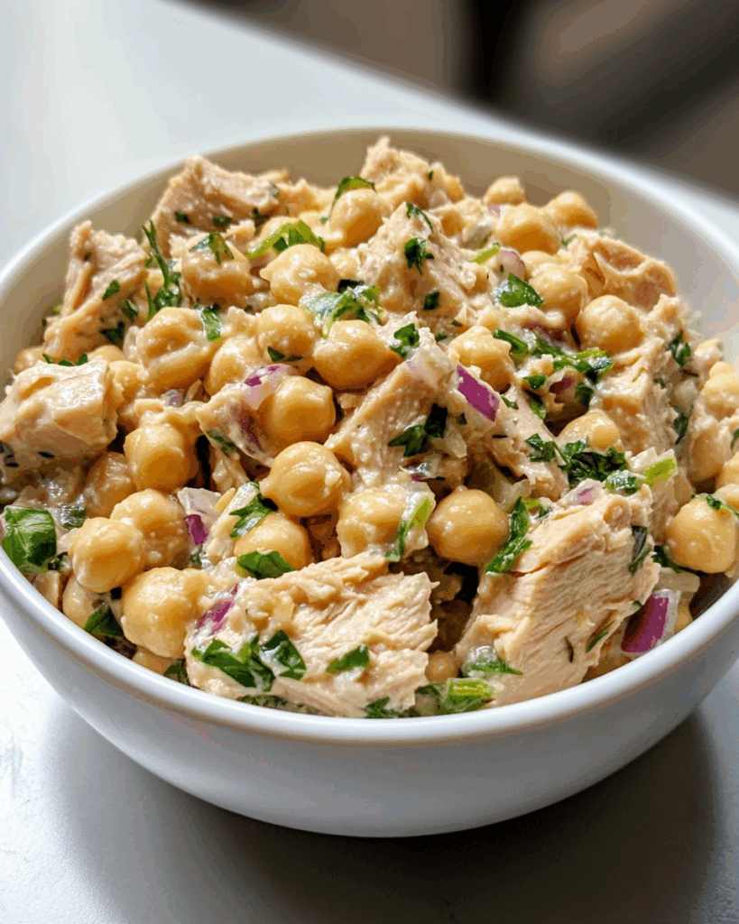 Tuna Garbanzo Bean Salad
