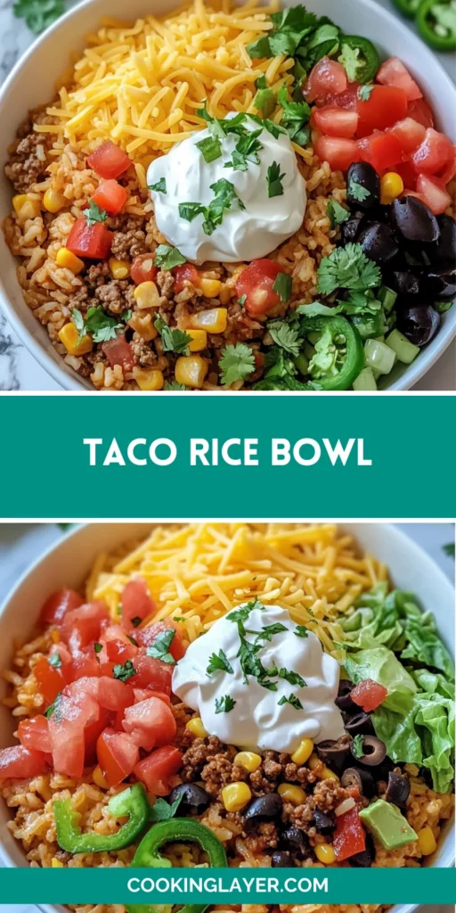 taco rice bowl
