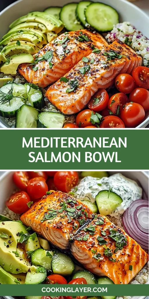 Mediterranean Salmon Bowl
