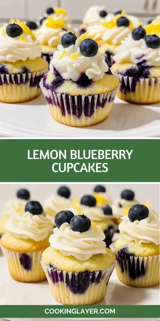 Lemon Blueberry Cupcakes