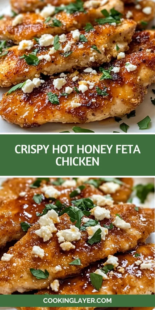 Crispy Hot Honey Feta Chicken