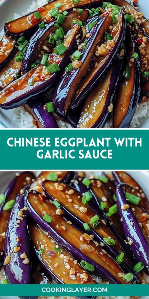 Chinese Eggplant with Garlic Sauce
