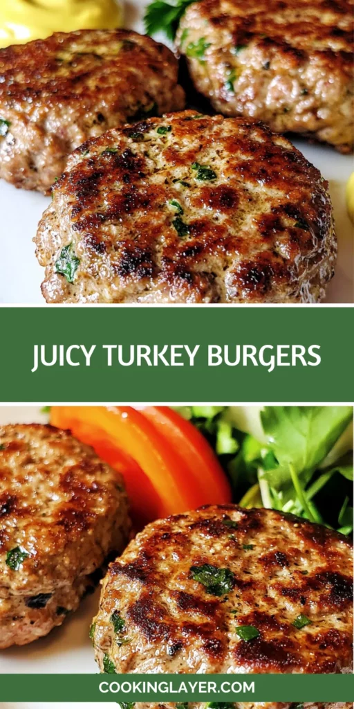 Juicy Turkey Burgers