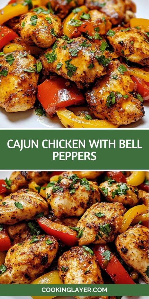 Cajun Chicken with Bell Peppers