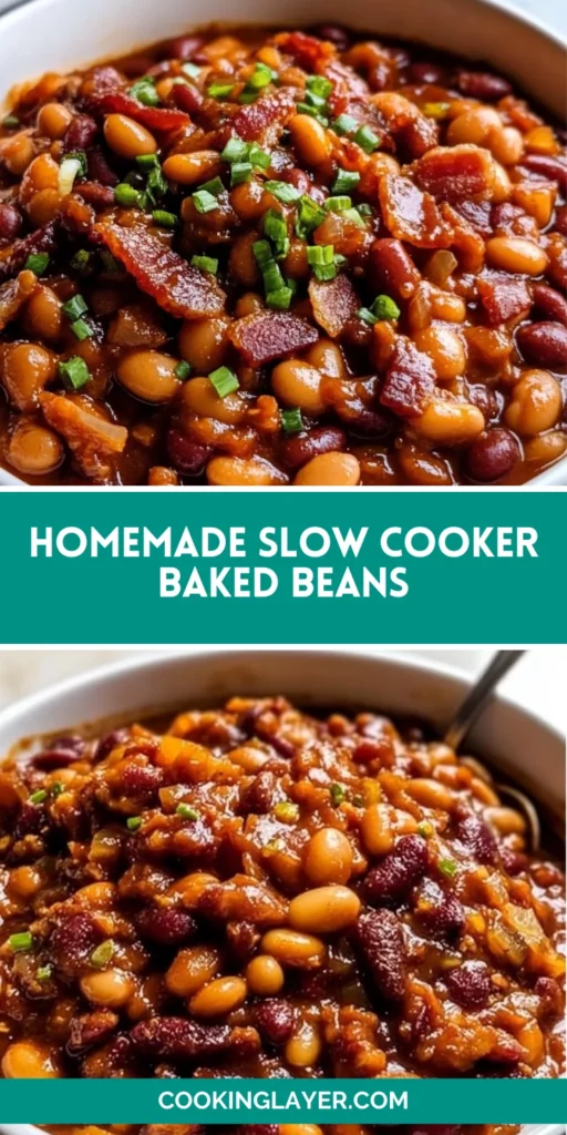 Homemade Slow Cooker Baked Beans