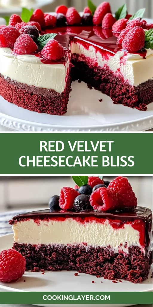 Red Velvet Cheesecake Bliss
