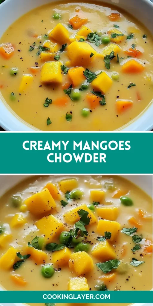 Creamy Mangoes Chowder