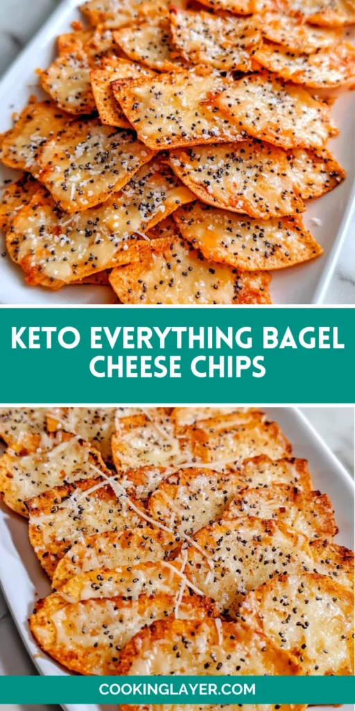 Keto Everything Bagel Cheese Chips