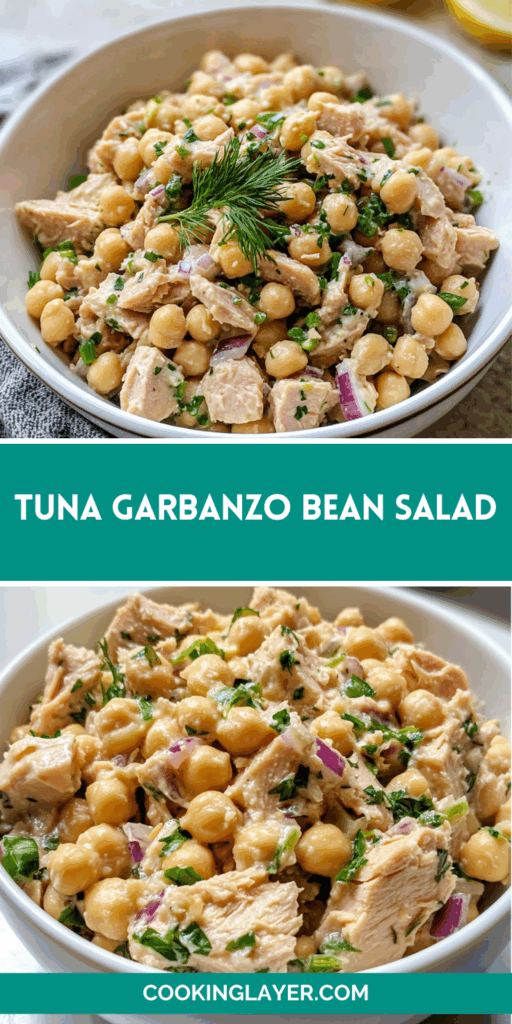 Tuna Garbanzo Bean Salad
