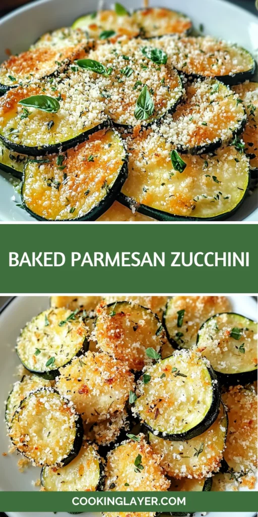 Baked Parmesan Zucchini