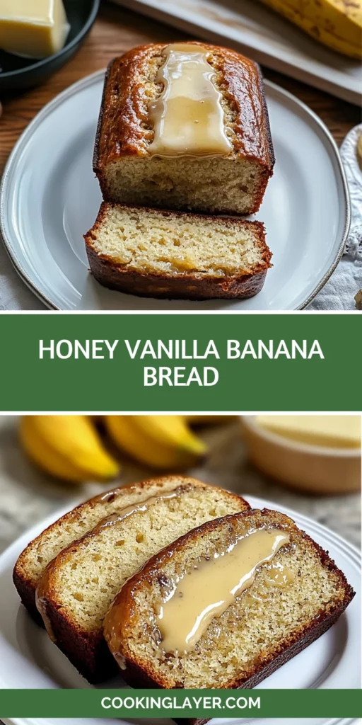 Honey Vanilla Banana Bread