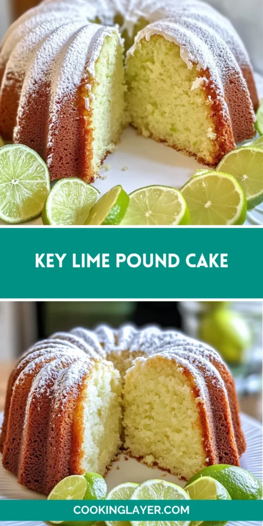 Key Lime Pound Cake