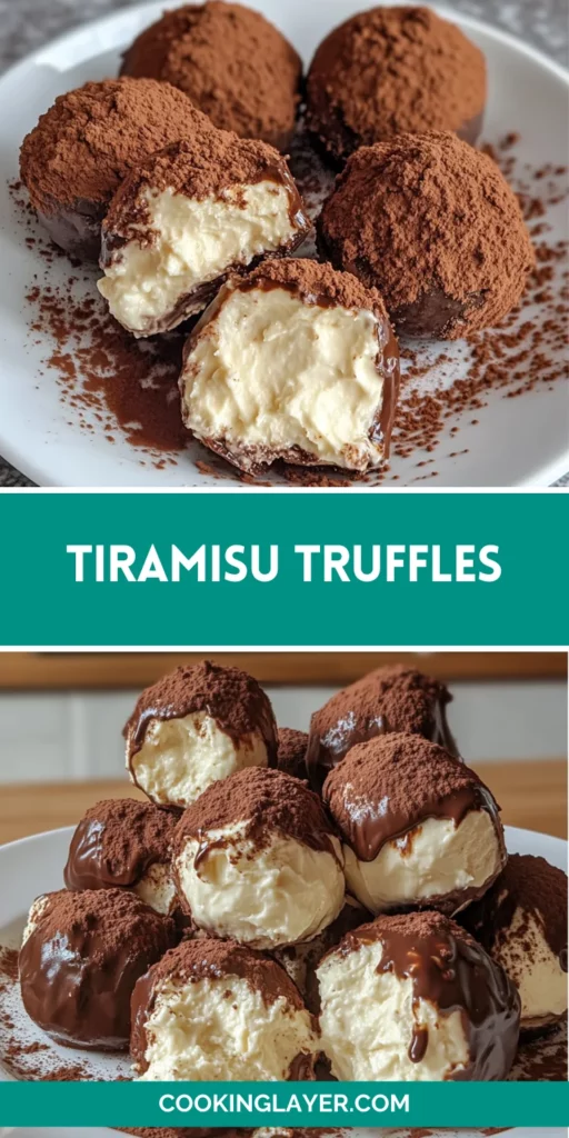 Tiramisu Truffles