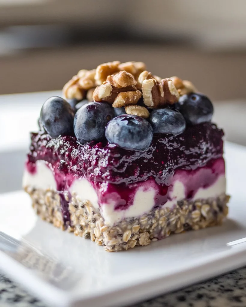 Blueberry Pie Overnight Oats