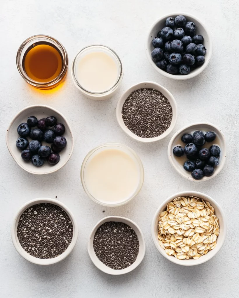 Blueberry Pie Overnight Oats