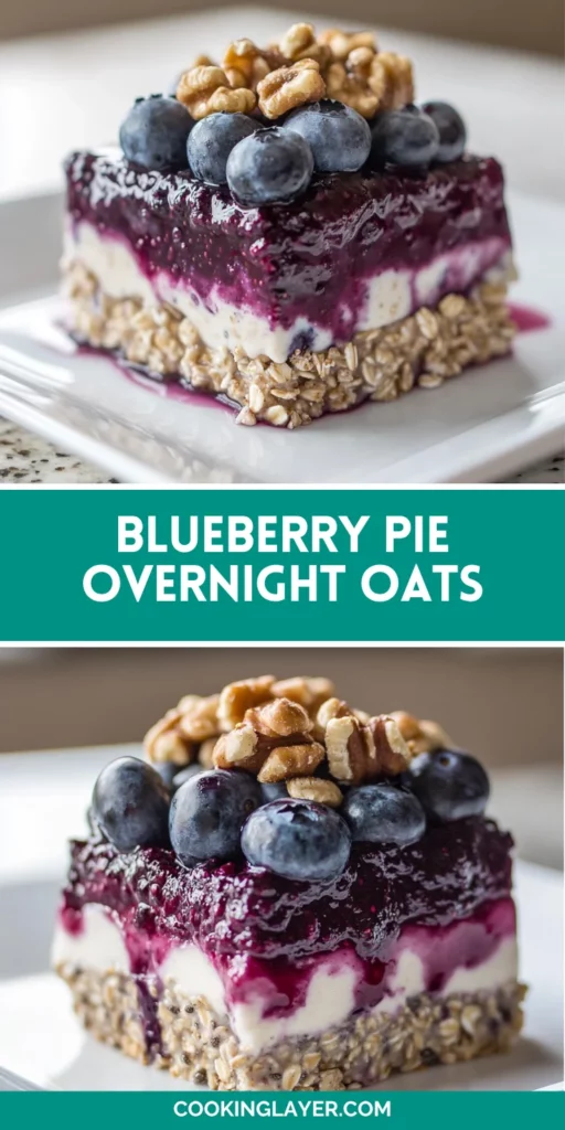 Blueberry Pie Overnight Oats
