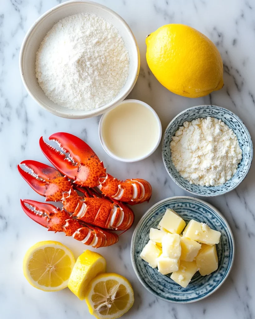 Cheddar Cheese Biscuit Lobster Sandwich