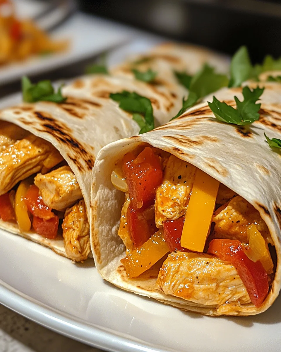 Cheesy Garlic Chicken Wraps: Discover This Easy Recipe!