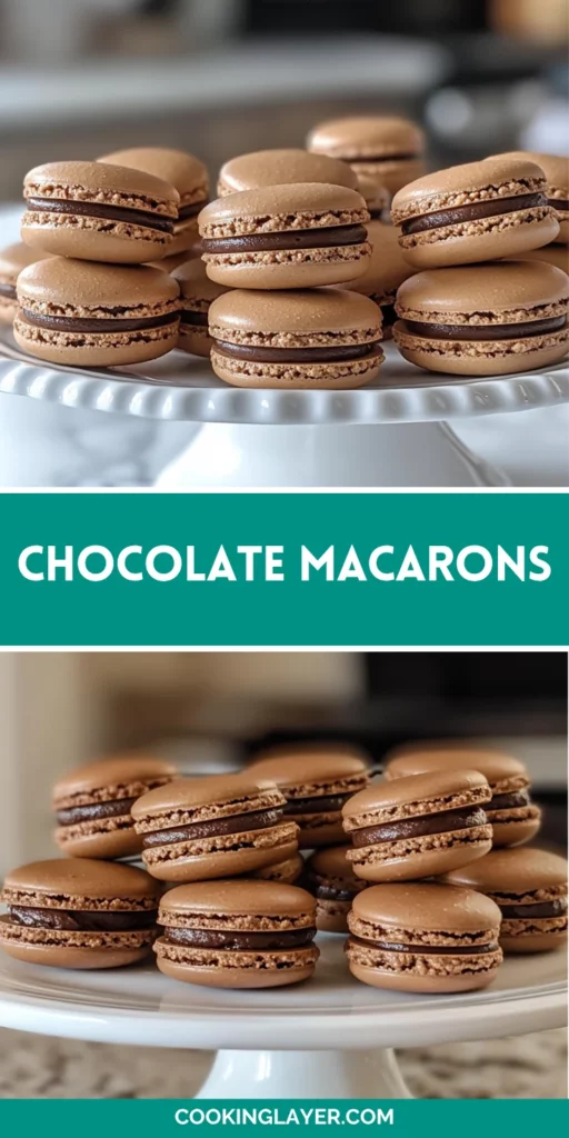 Chocolate Macarons