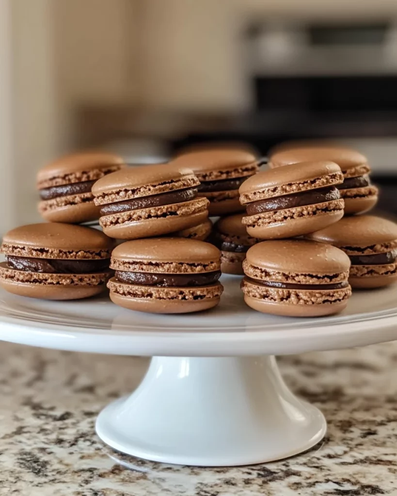 Chocolate Macarons