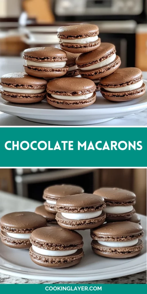 Chocolate Macarons