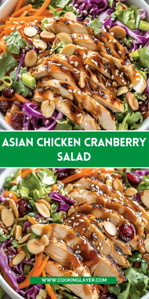 Asian Chicken Cranberry Salad