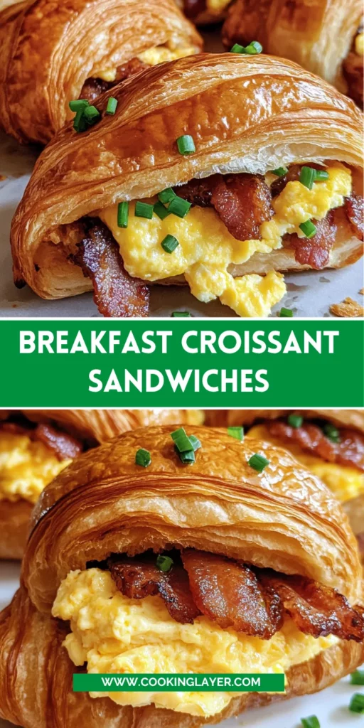 Breakfast Croissant Sandwiches that Will Delight Your Mornings