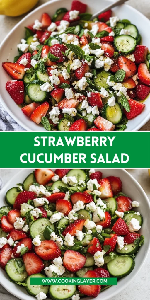 Strawberry Cucumber Salad