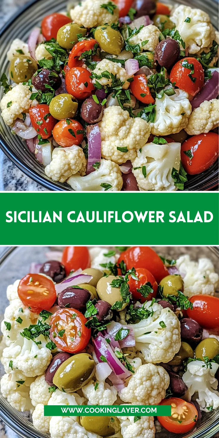 Sicilian Cauliflower Salad: Discover a Fresh Delight!