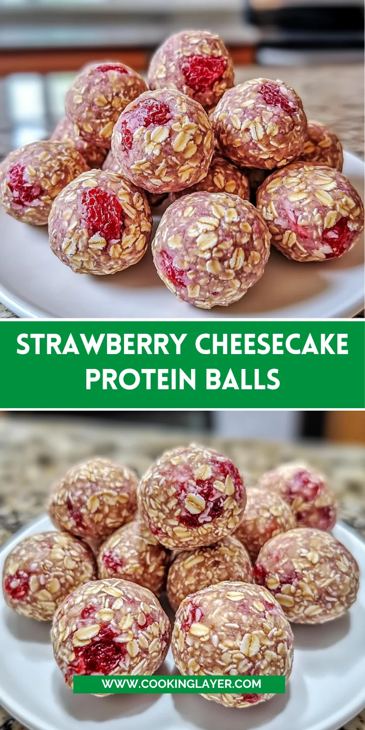 Strawberry Cheesecake Protein Balls: A Delicious Treat!