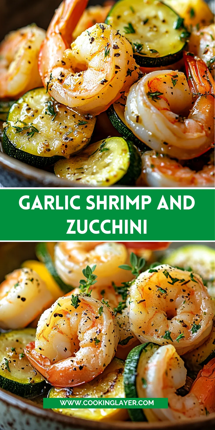Garlic Shrimp and Zucchini