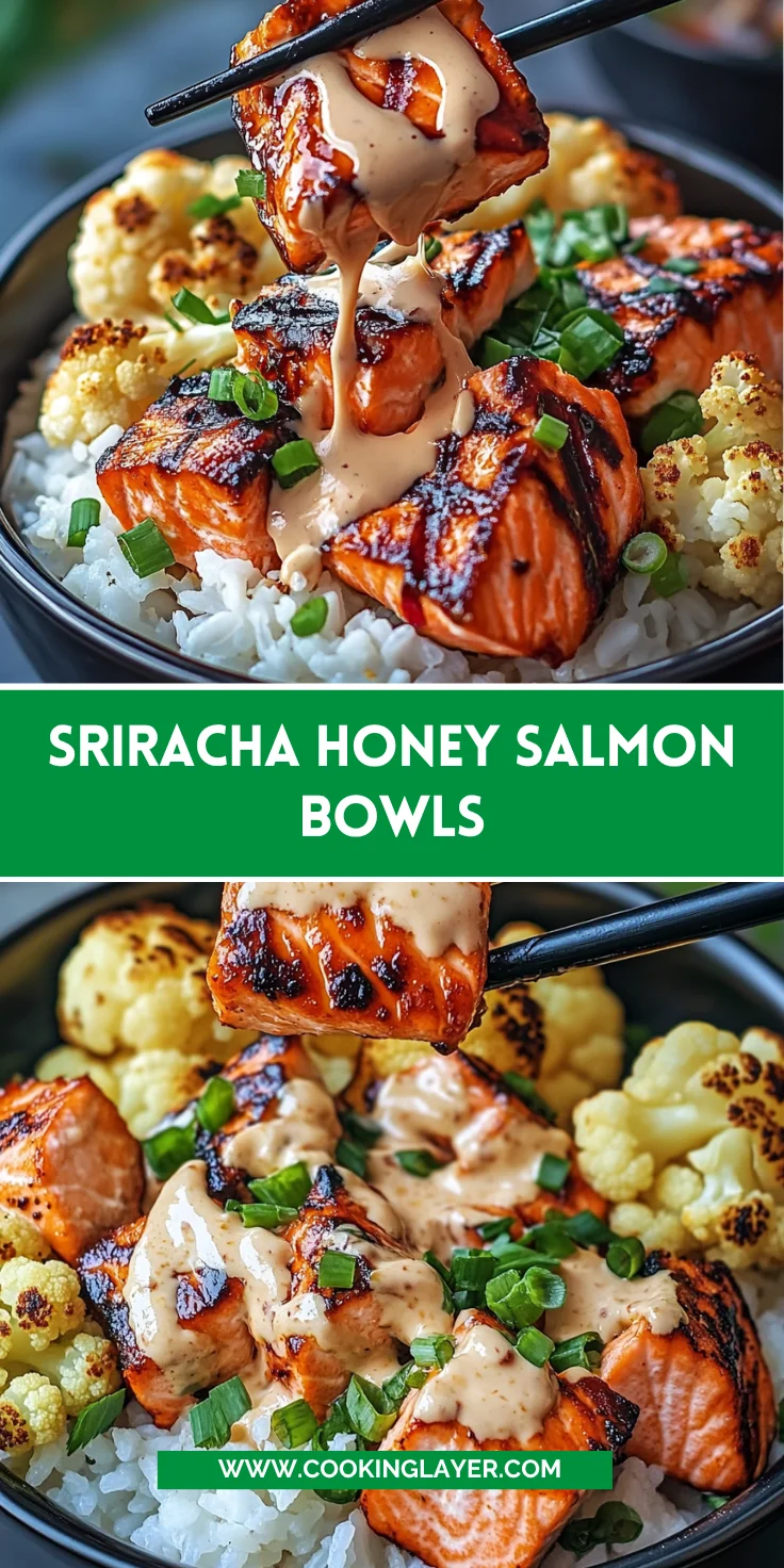 Sriracha Honey Salmon Bowls