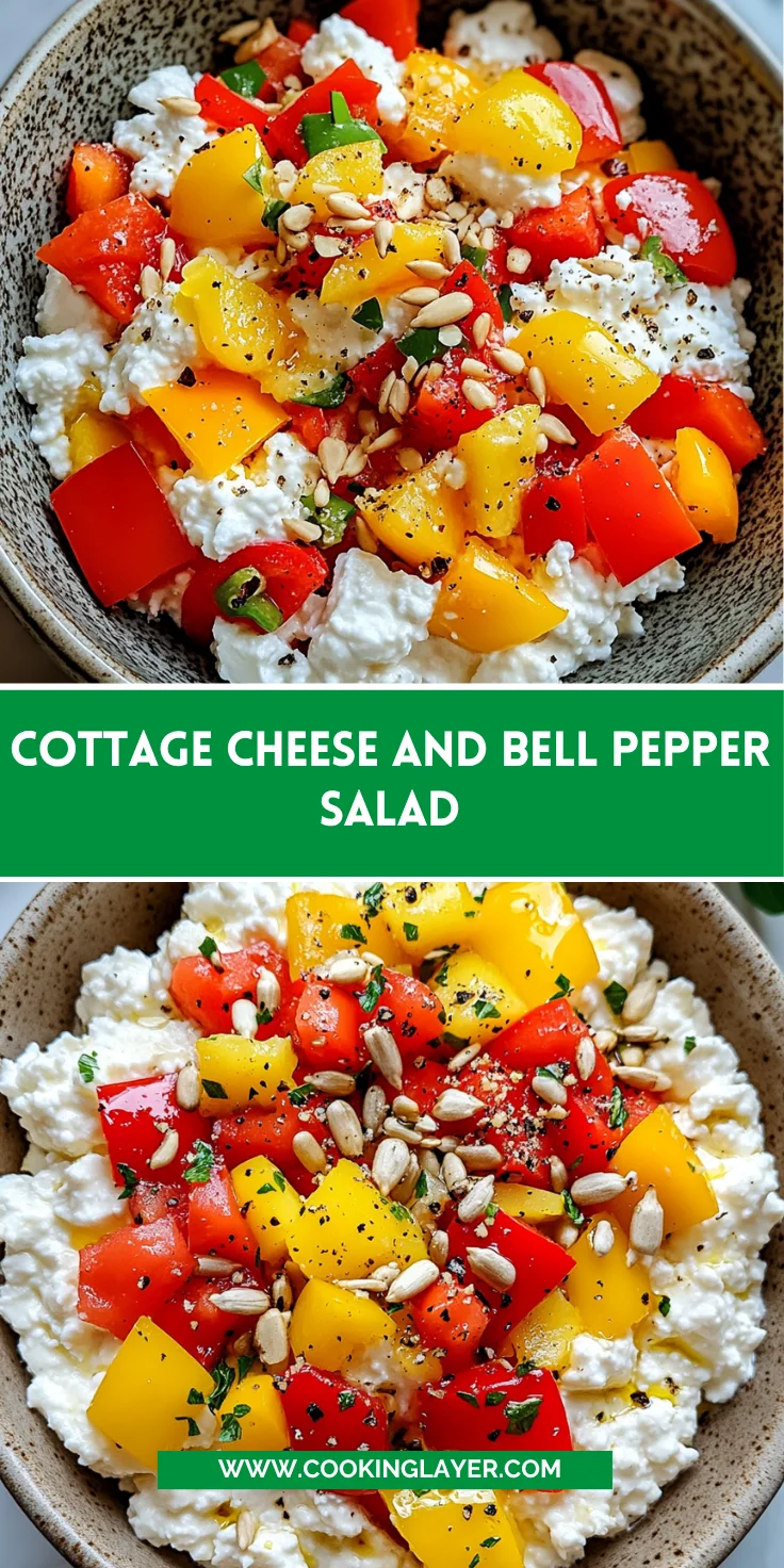 Cottage Cheese and Bell Pepper Salad: A Refreshing Delight!