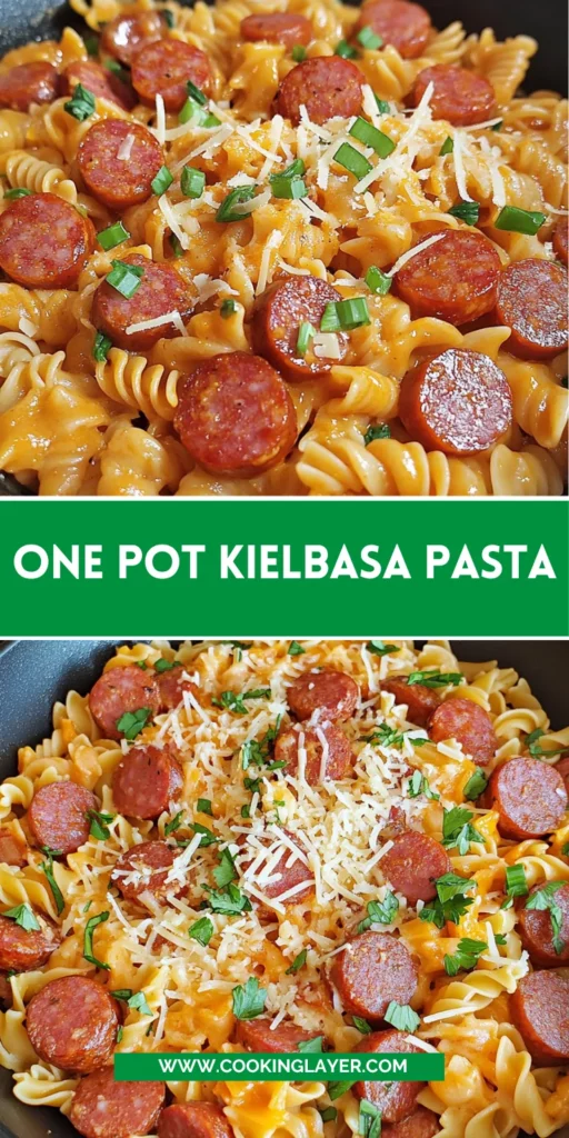 One Pot Kielbasa Pasta