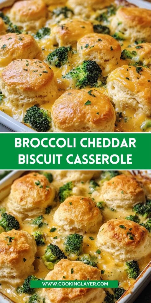 Broccoli Cheddar Biscuit Casserole: Your New Favorite Dinner!