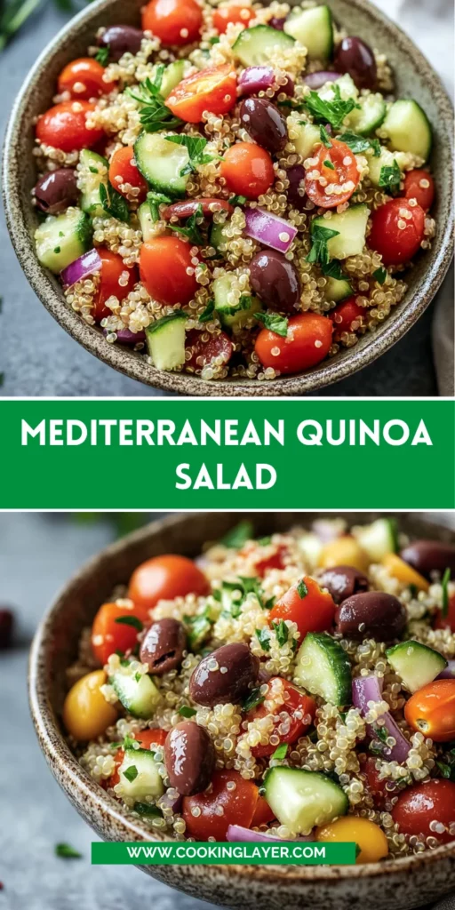 Mediterranean Quinoa Salad