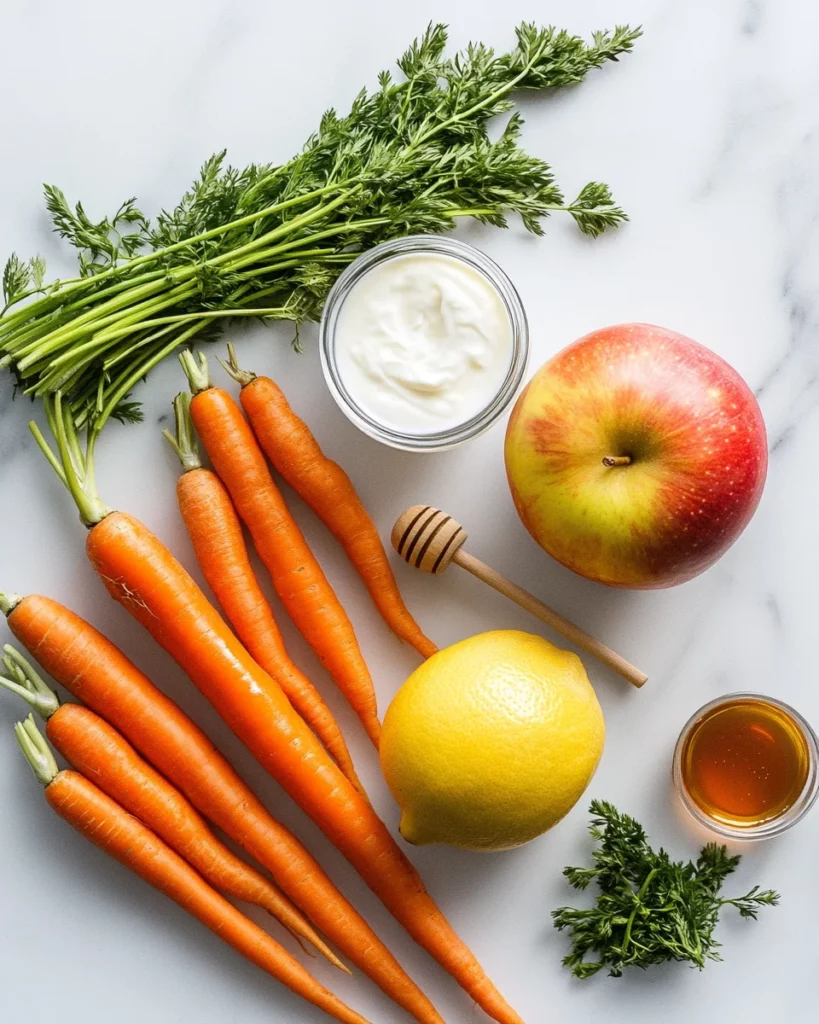 Crunchy Apple & Carrot Salad with Creamy Citrus Dressing