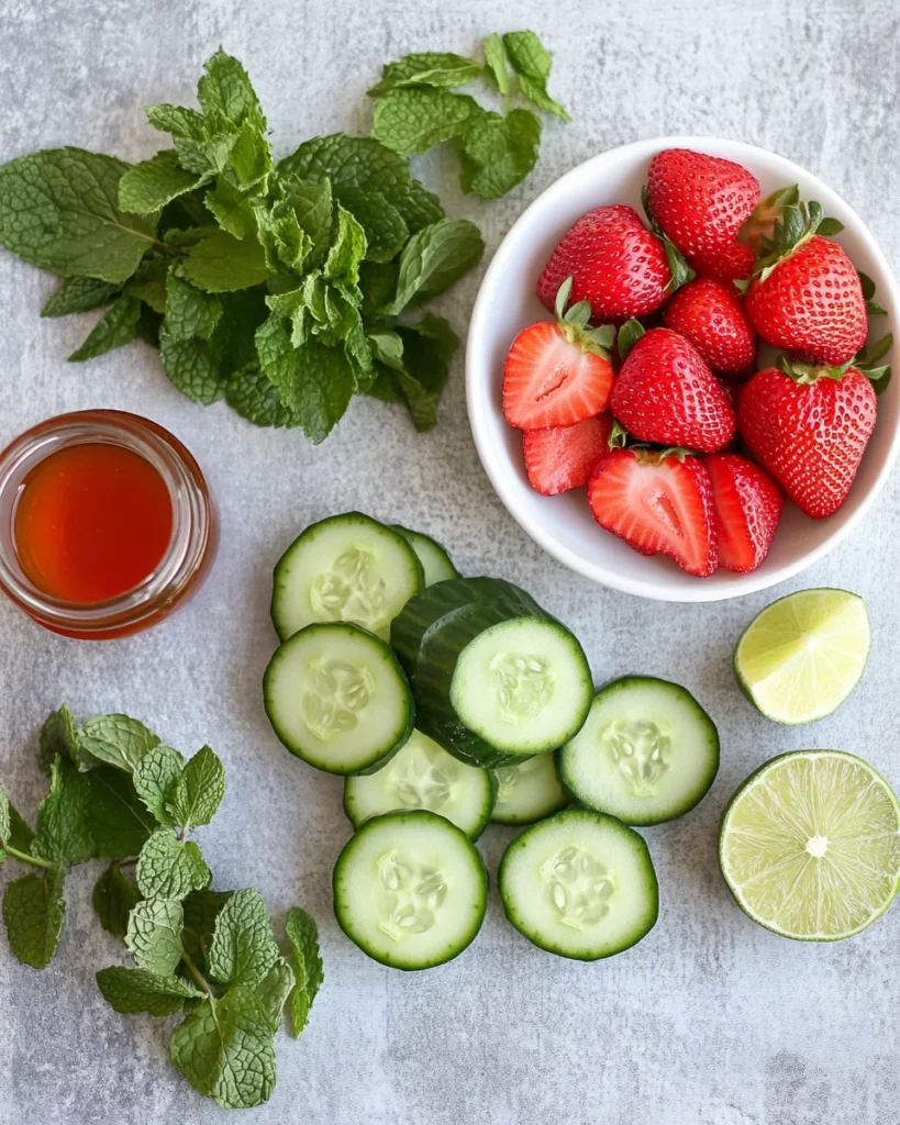 Cucumber Strawberry Salad