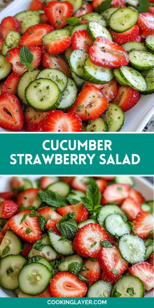 Cucumber Strawberry Salad