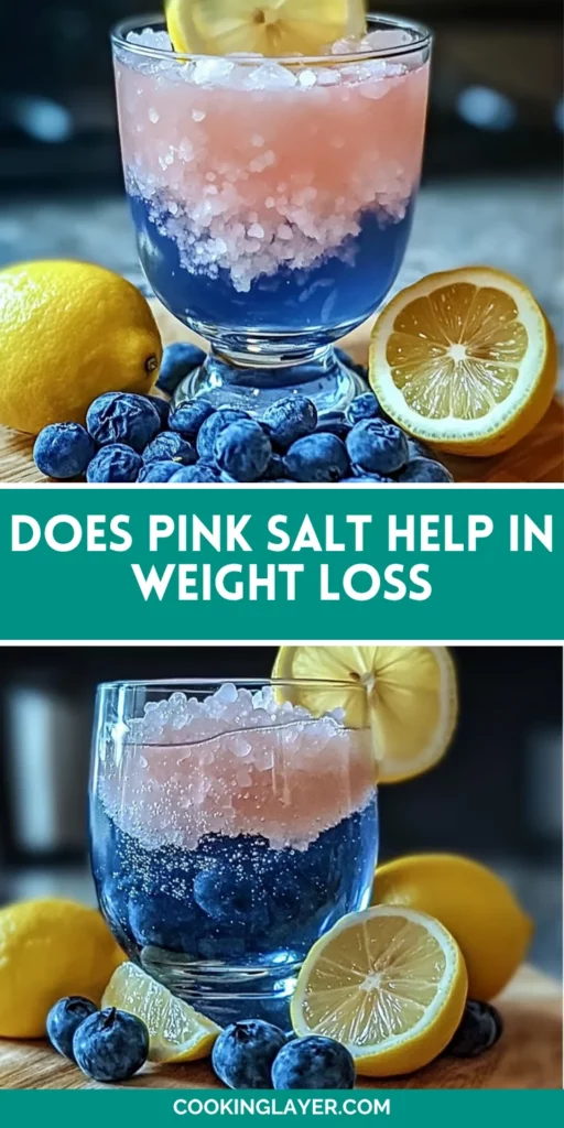DOES PINK SALT HELP IN WEIGHT LOSS