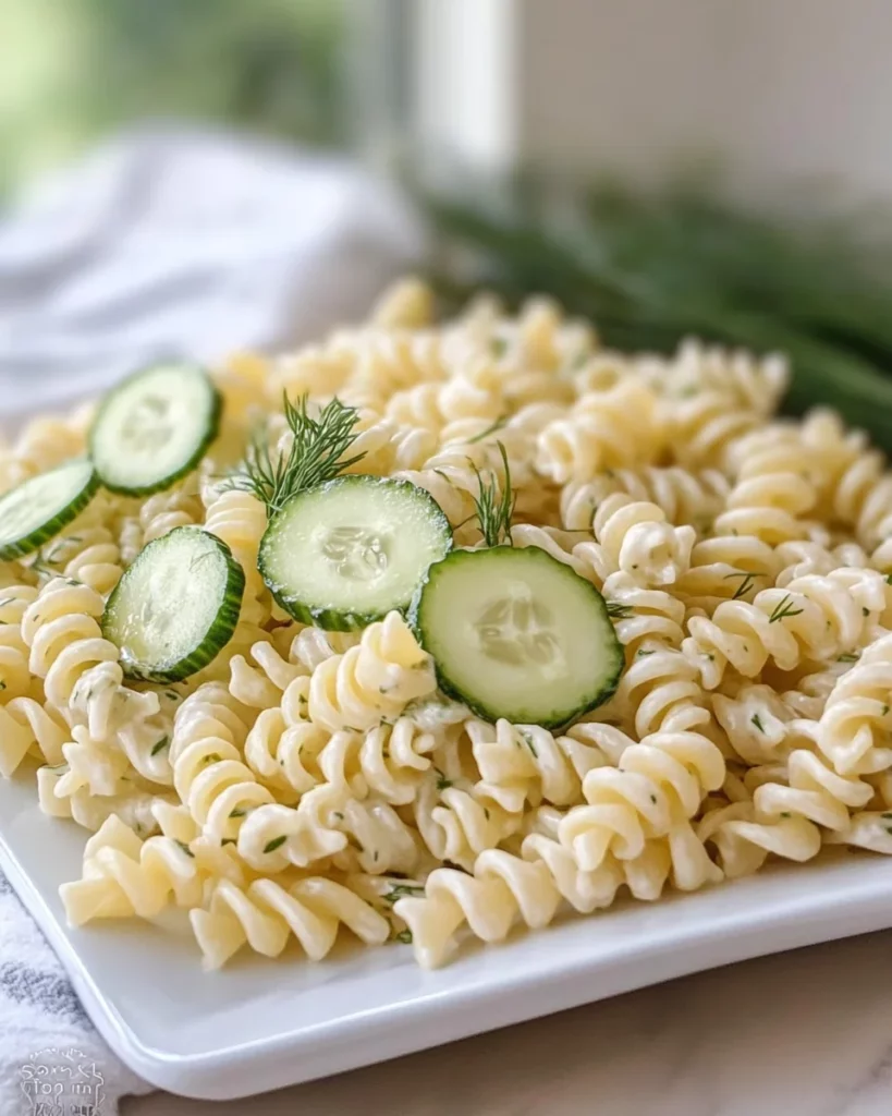 Healthy Cucumber Pasta Salad