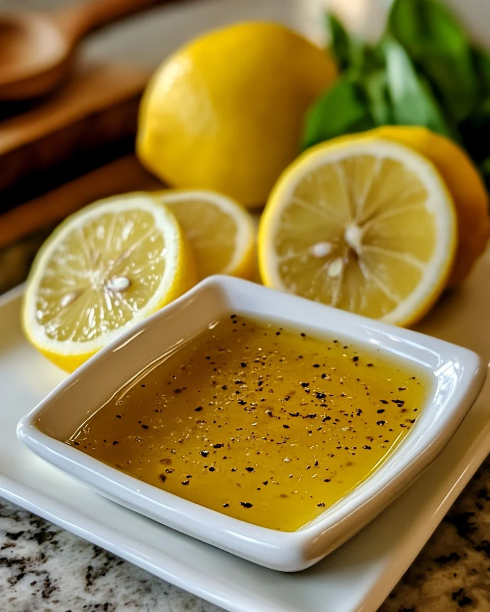 Honey Lemon Vinaigrette Salad Dressing That Elevates Salads!