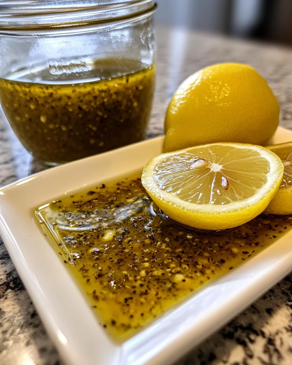 Honey Lemon Vinaigrette Salad Dressing made easy!